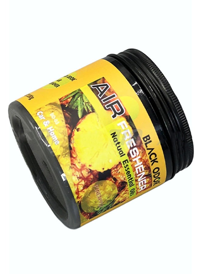 رائحة سوداء معطر جو بلاك أودور BO-3 للسيارة والمنزل – 180 جرام برائحة الأناناس بزيوت عطرية طبيعية - Image 2